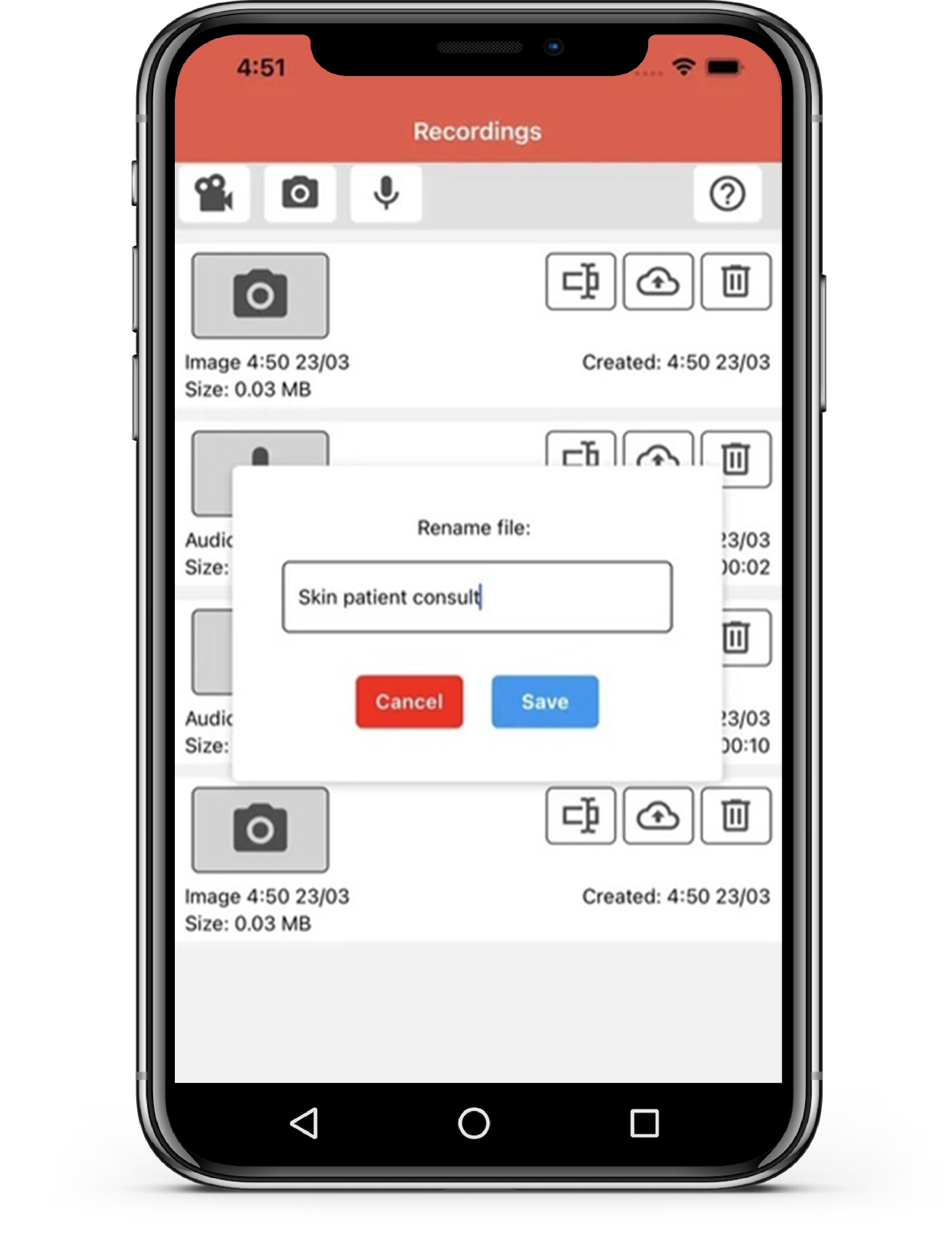 Recording patient consultations with Videolab Recorder