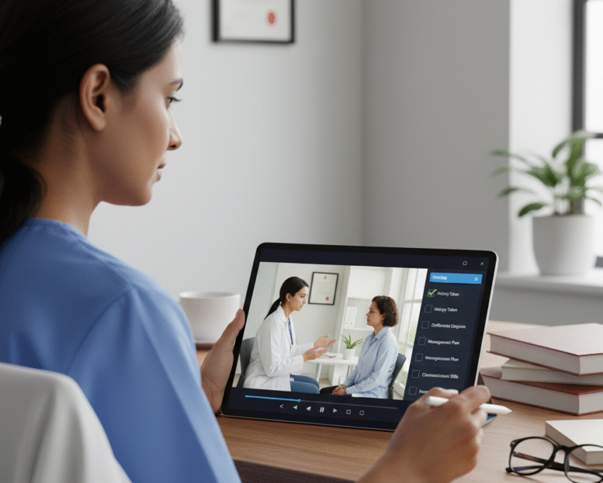 video-based OSCE review scoring