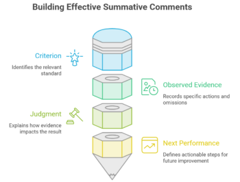 How to write summative feedback in four parts